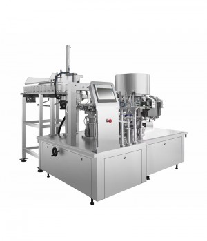 Rotary Filling and Sealing Machinery for Vacuum Bags  Rotary Filling and Sealing Machinery for Vacuum Bags